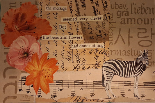 Kathryn Burkett — Correspondances #1 — original postcard artwork