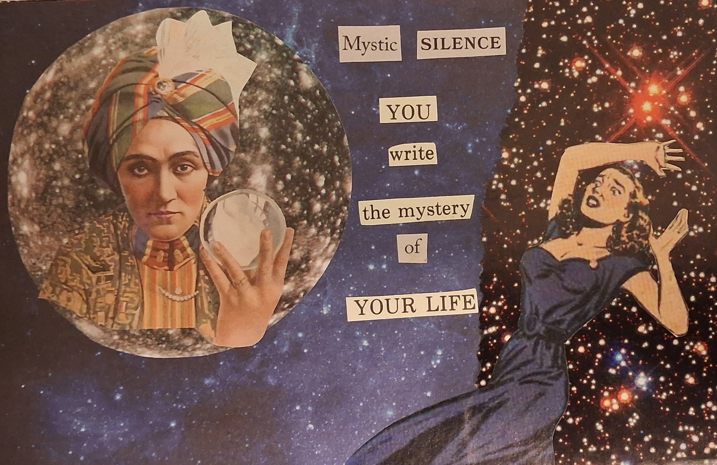 Kathryn Burkett — Correspondances #2 — original postcard artwork