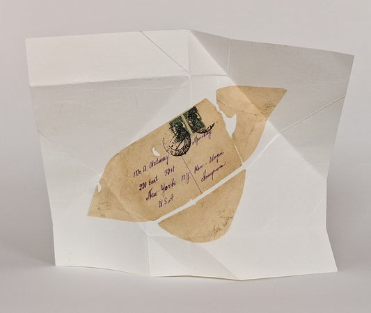 Katie Tackman — Correspondances #1 — original postcard artwork
