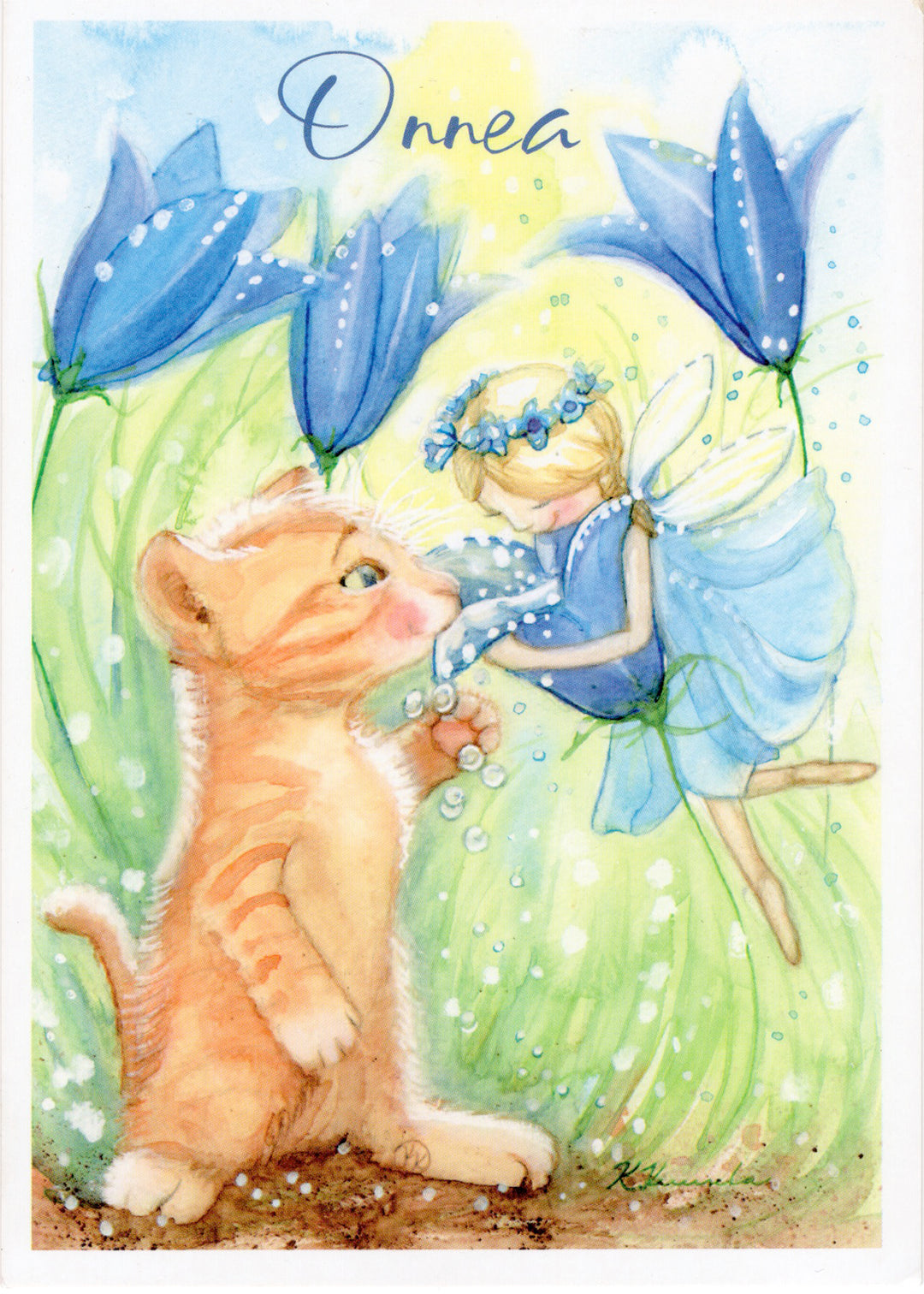 Katri Kuusela — Correspondances #1 — original postcard artwork