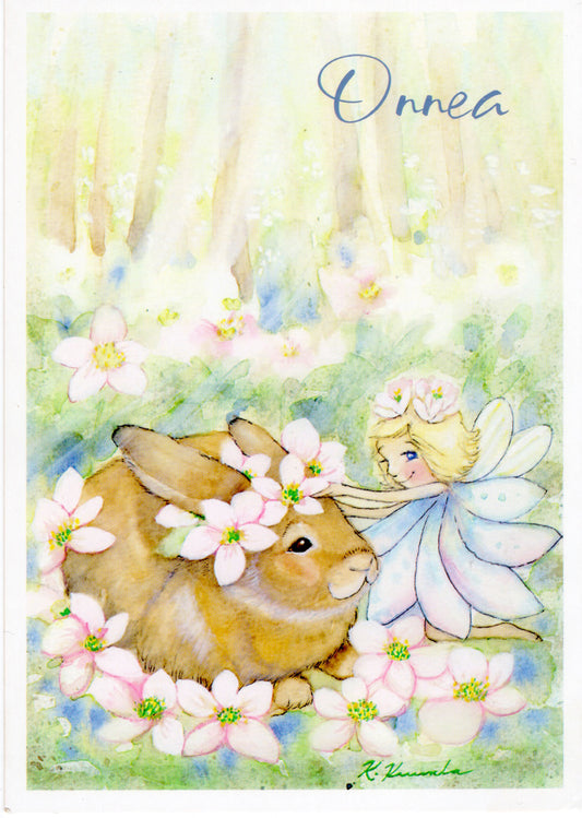 Katri Kuusela — Correspondances #3 — original postcard artwork