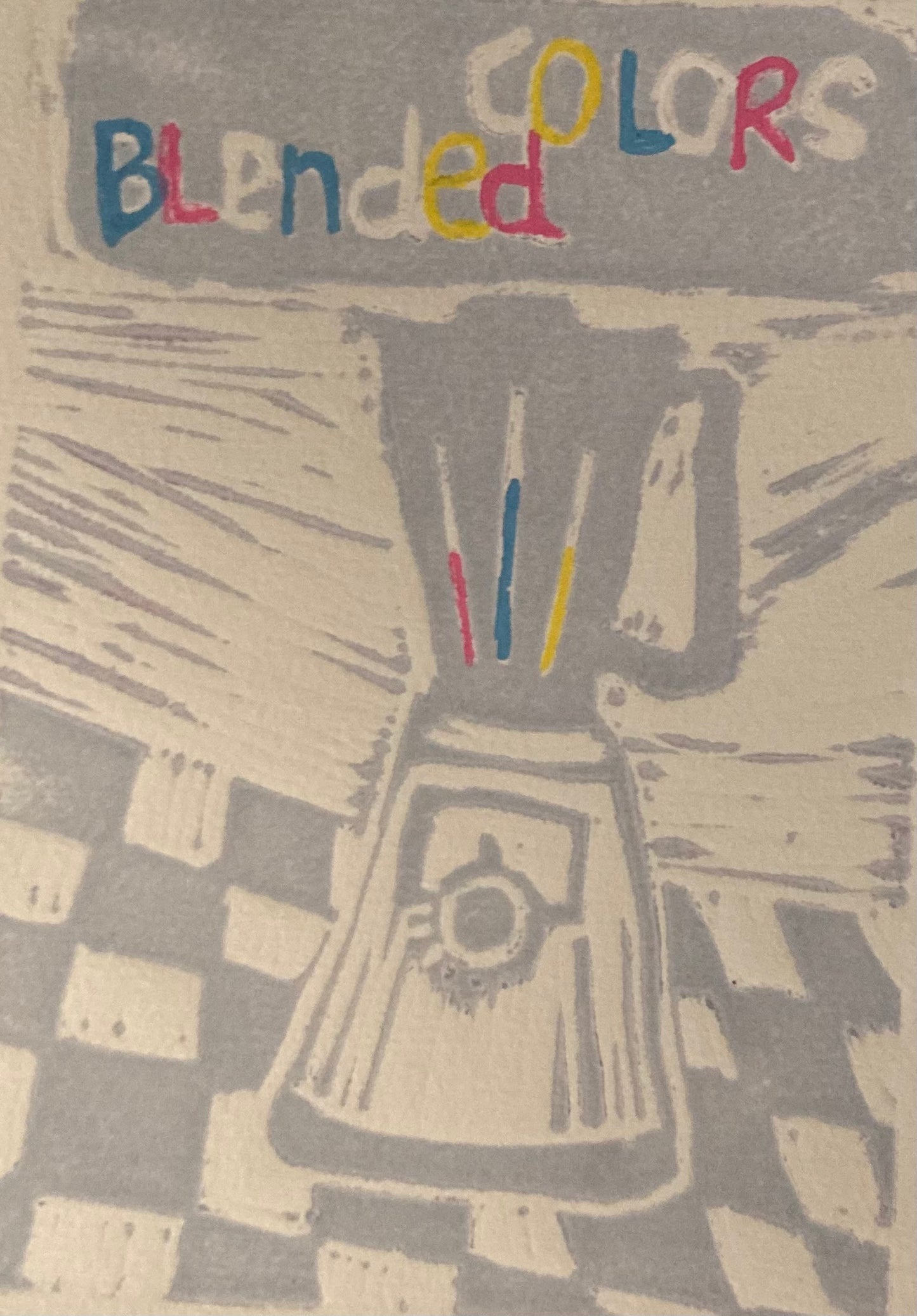 Katrien Voets — Correspondances #2 — original postcard artwork