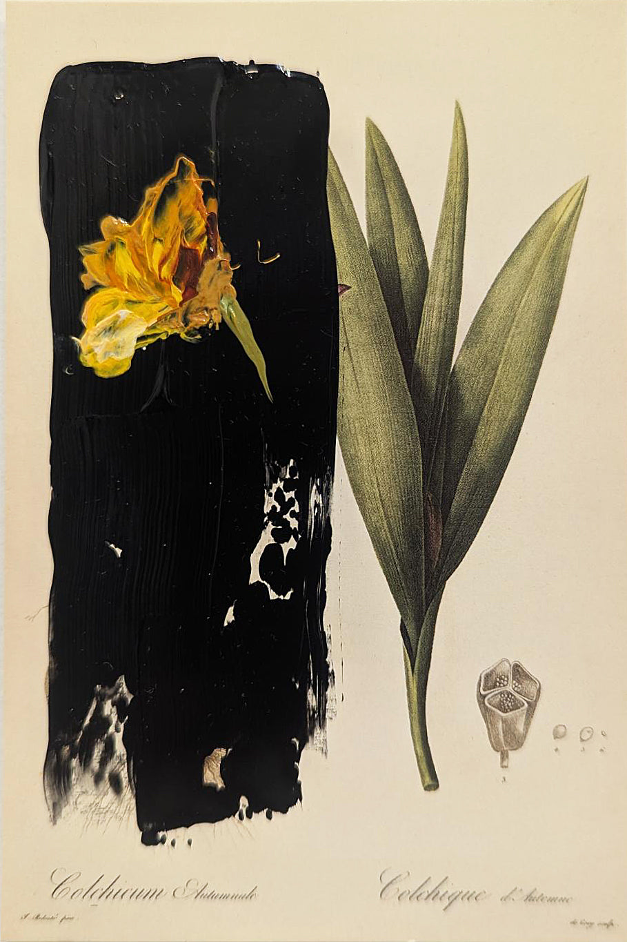 Kerry Schroeder — Correspondances #2 — original postcard artwork