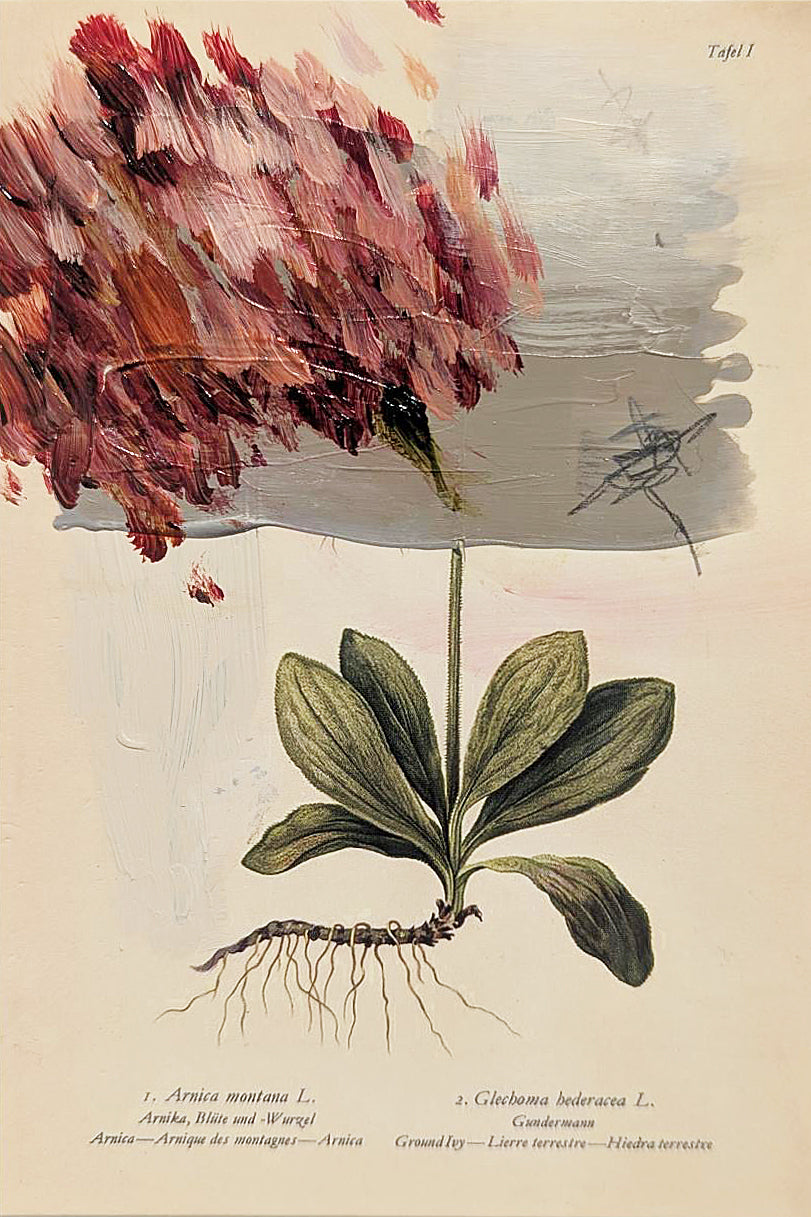 Kerry Schroeder — Correspondances #3 — original postcard artwork