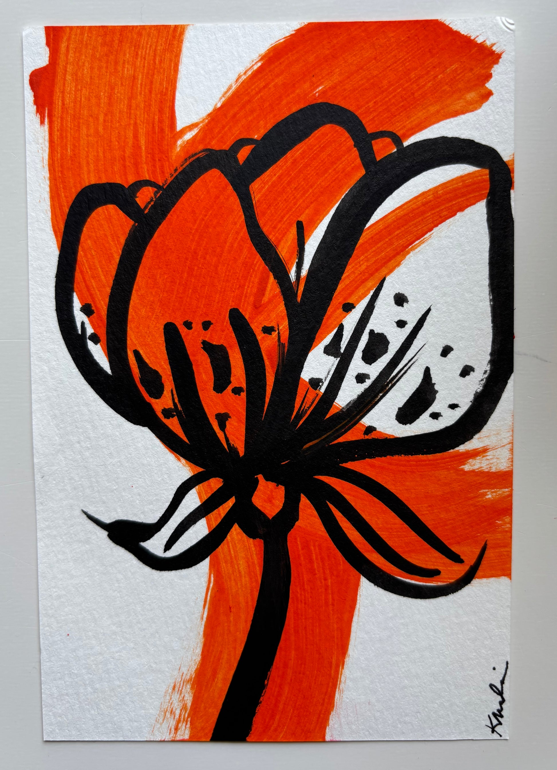 Kristen Mulvihill — Correspondances #1 — original postcard artwork