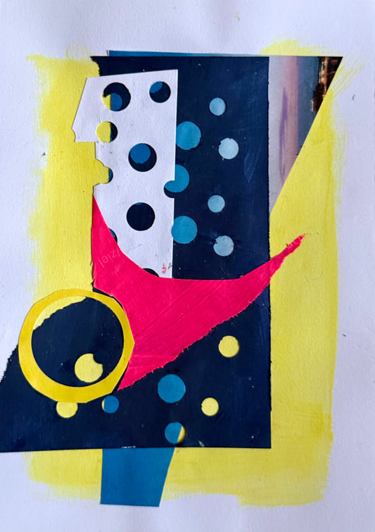 LIBWA Life Is Better With Art — Correspondances #1 — original postcard artwork