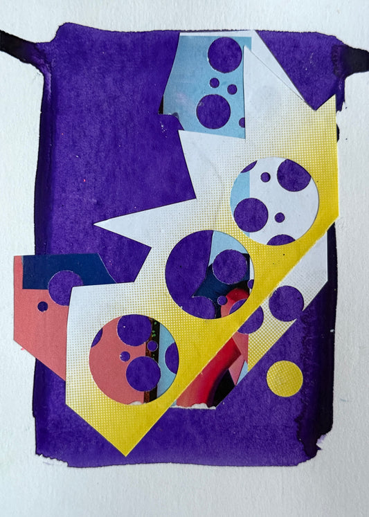 LIBWA Life Is Better With Art — Correspondances #2 — original postcard artwork
