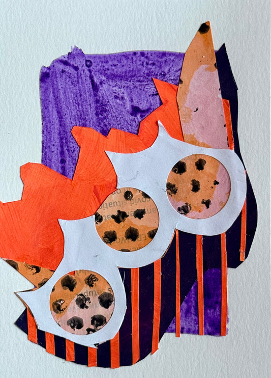 LIBWA Life Is Better With Art — Correspondances #3 — original postcard artwork
