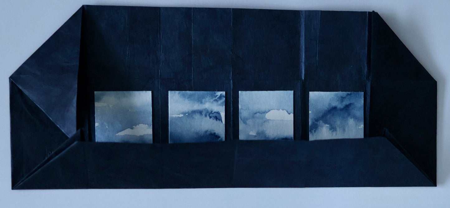 Lan et Yves Grandclement — Correspondances #2 — original postcard artwork