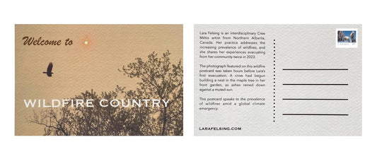 Lara Felsing — Correspondances #1 — original postcard artwork