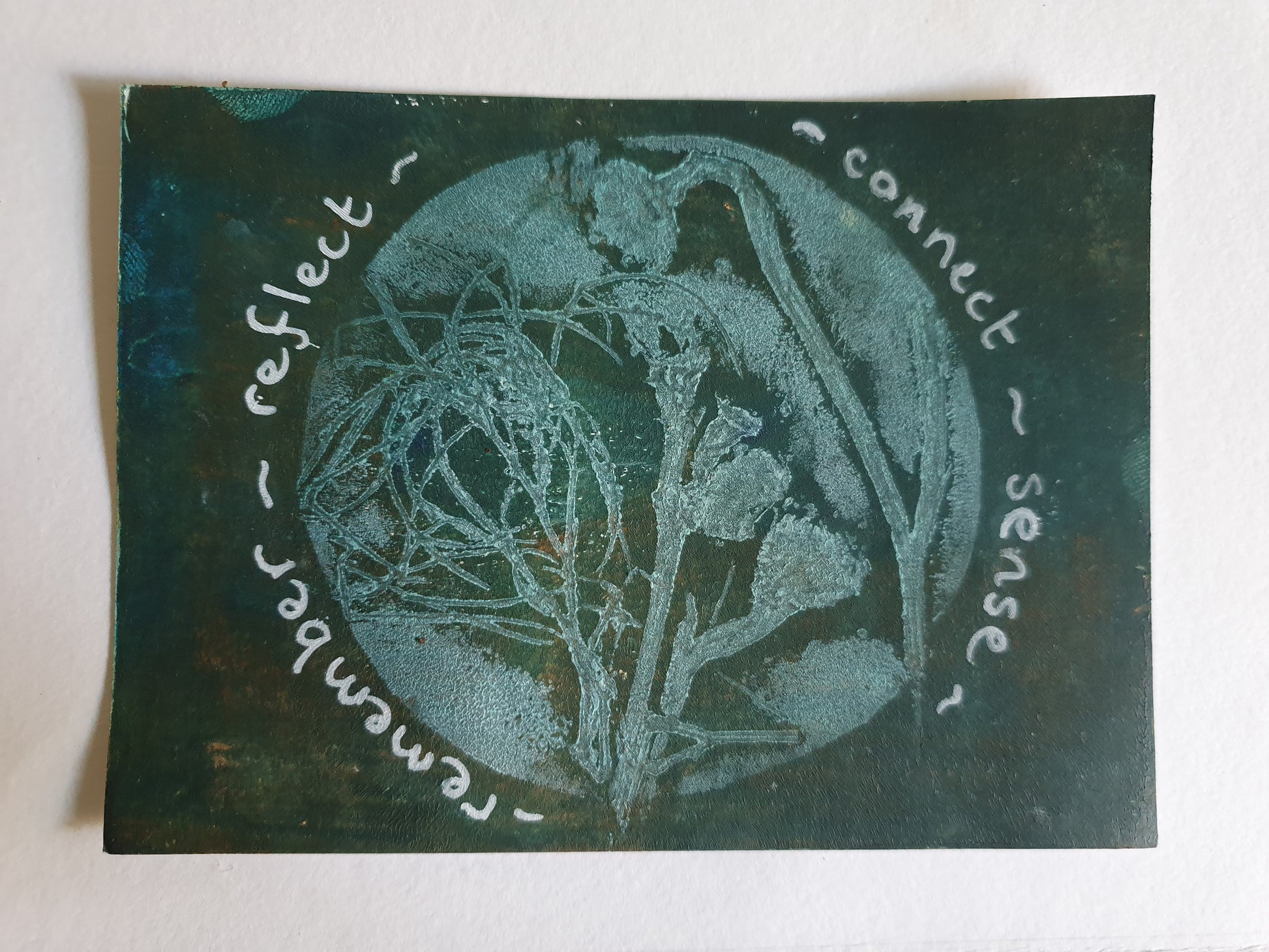 Lara Jobson — Correspondances #1 — original postcard artwork