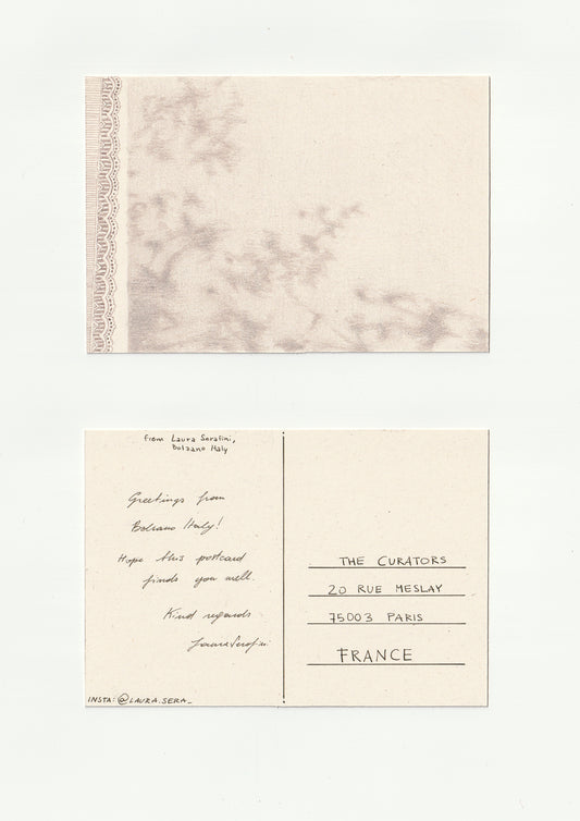 Laura Serafini — Correspondances #2 — original postcard artwork