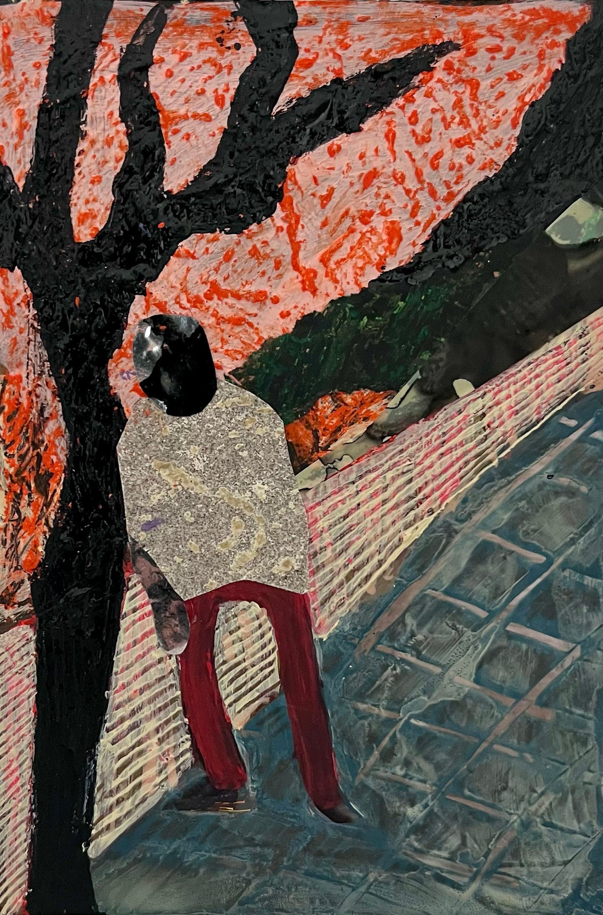 Lauren Moore — Correspondances #3 — original postcard artwork