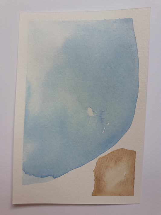 Leonie Kluepfel — Correspondances #1 — original postcard artwork
