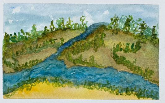 Lesley Stedmon — Correspondances #1 — original postcard artwork