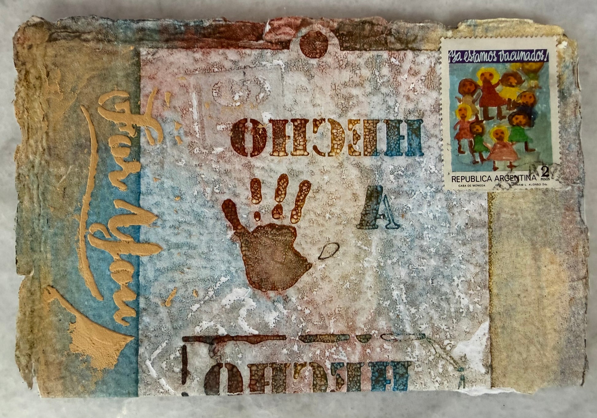 Leticia Burgos Monaco — Correspondances #1 — original postcard artwork