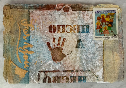 Leticia Burgos Monaco — Correspondances #1 — original postcard artwork
