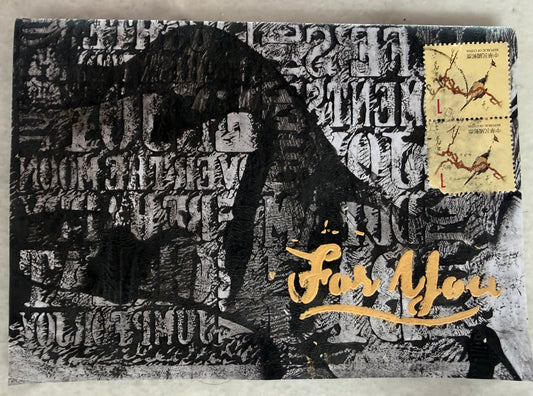 Leticia Burgos Monaco — Correspondances #3 — original postcard artwork