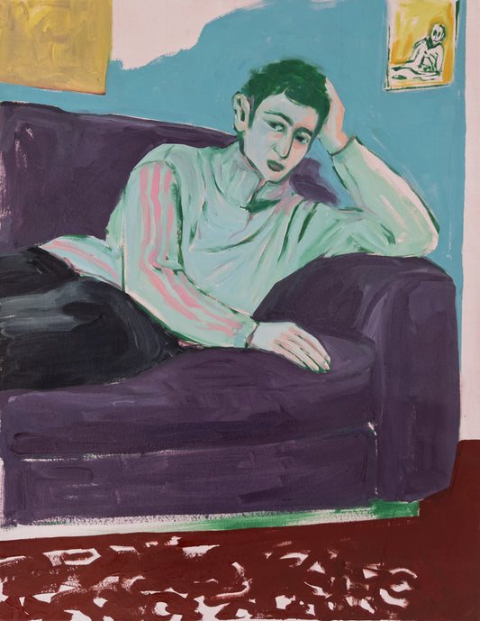 Augustin sur aubergine