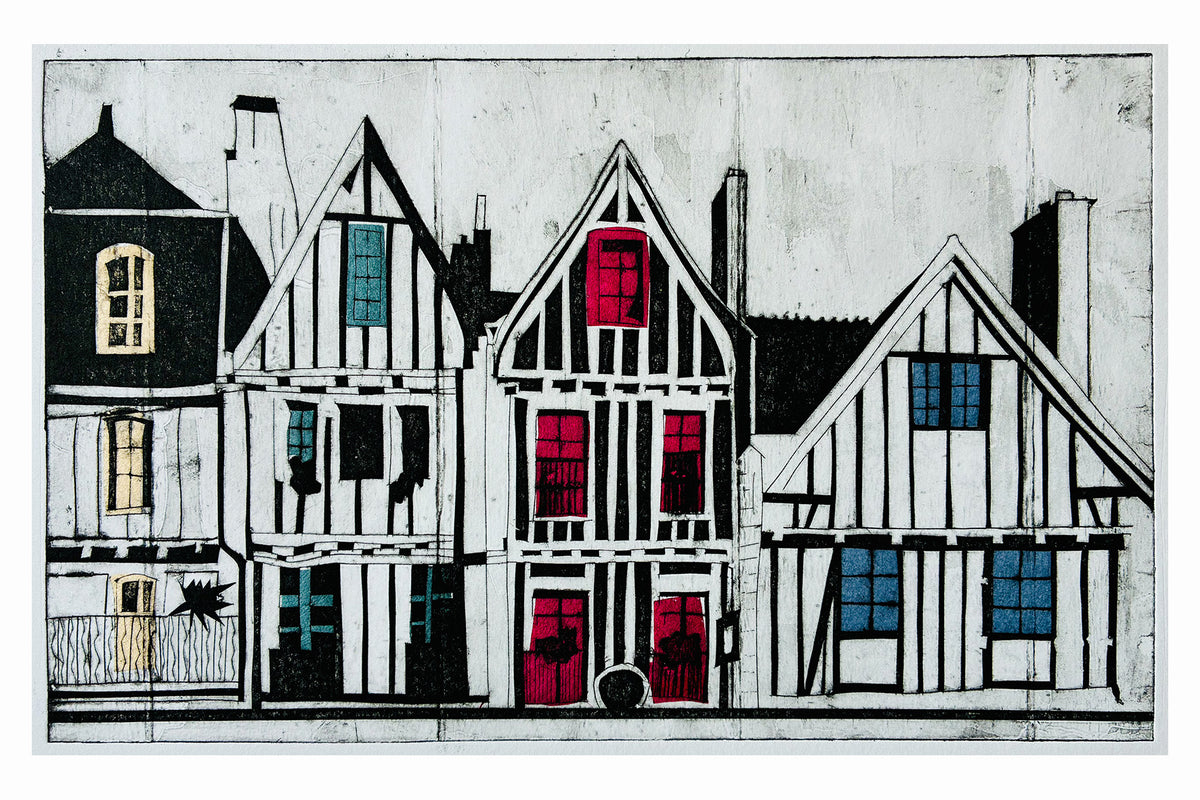 Linda Parr — Correspondances #3 — original postcard artwork