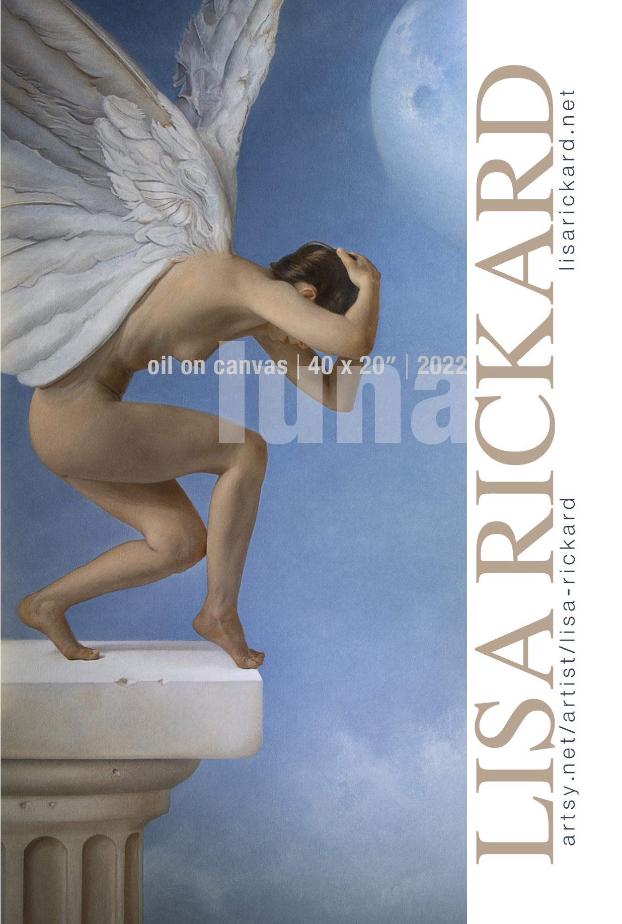 Lisa Rickard — Correspondances #2 — original postcard artwork