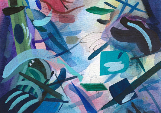 Lisa Robinson — Correspondances #1 — original postcard artwork