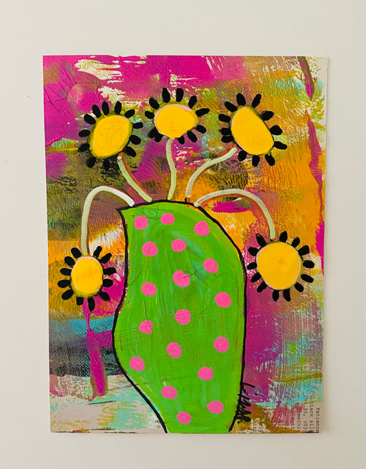 Liza Posar — Correspondances #3 — original postcard artwork