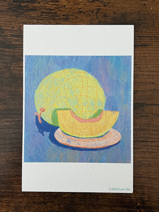 Lora Qiu — Correspondances #3 — original postcard artwork
