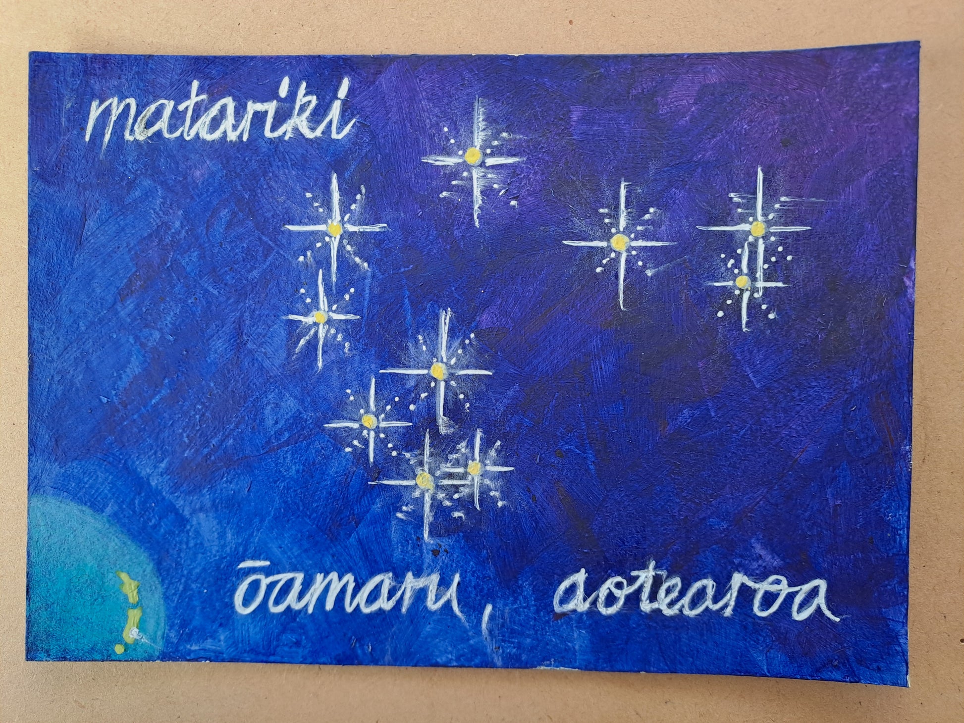 Lorrie Parker — Correspondances #1 — original postcard artwork