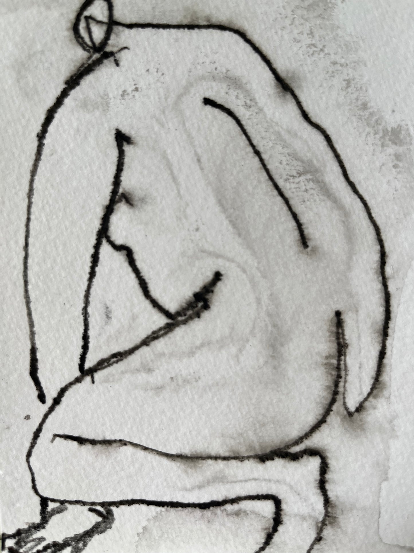 Louise Hocking — Correspondances #1 — original postcard artwork