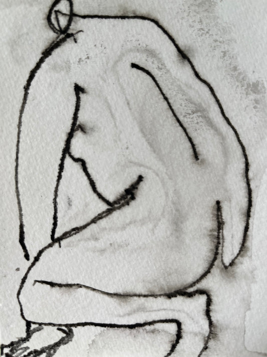 Louise Hocking — Correspondances #1 — original postcard artwork