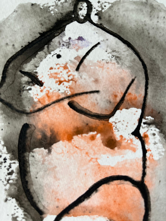Louise Hocking — Correspondances #2 — original postcard artwork