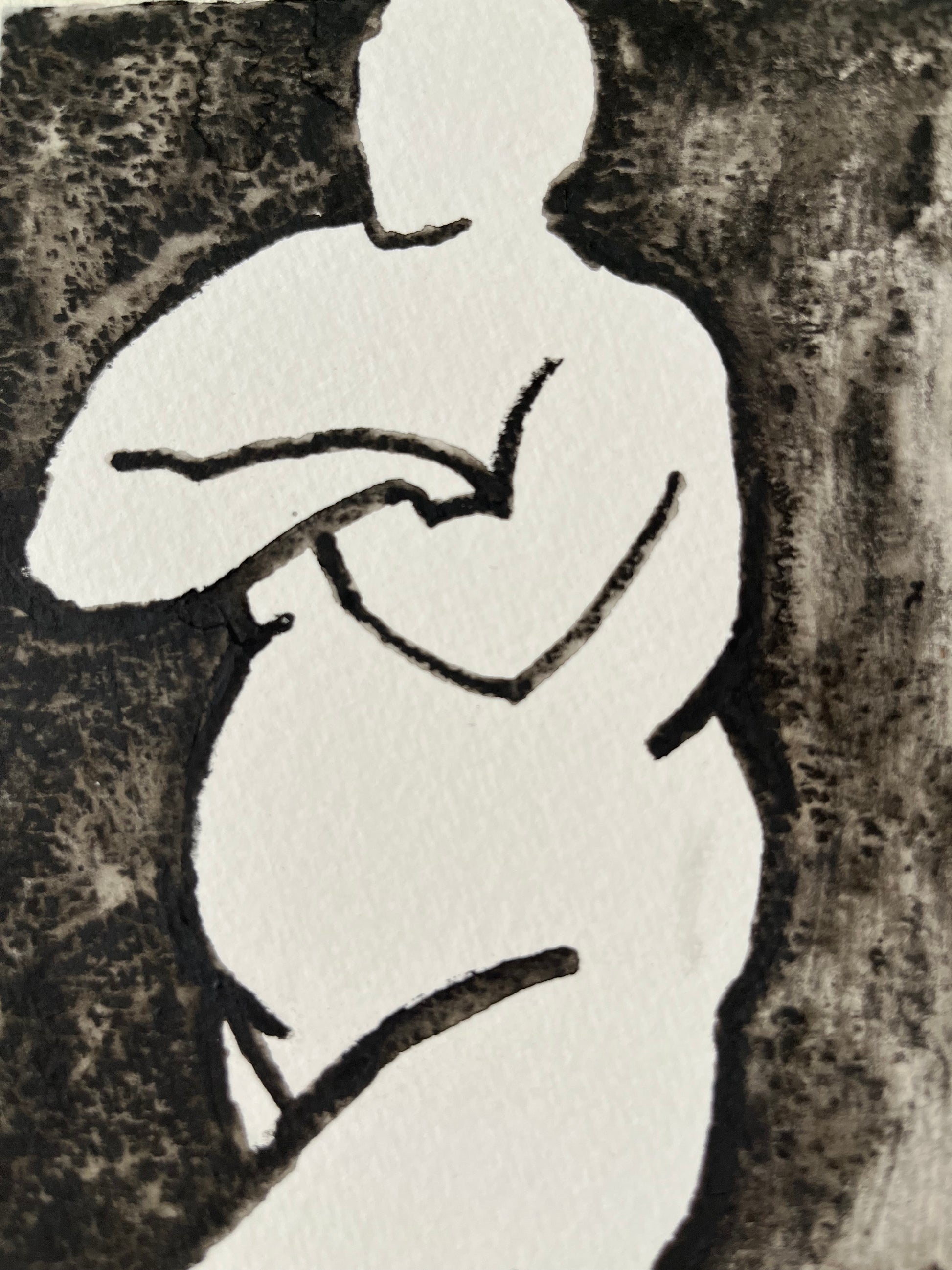 Louise Hocking — Correspondances #3 — original postcard artwork