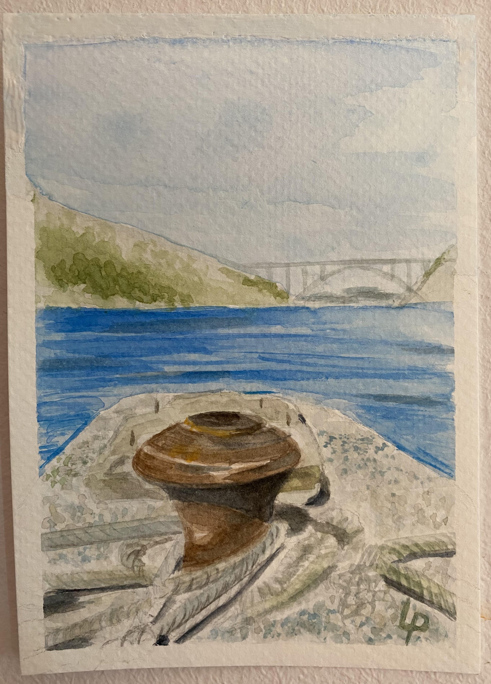 Lovorka Perkovic — Correspondances #1 — original postcard artwork