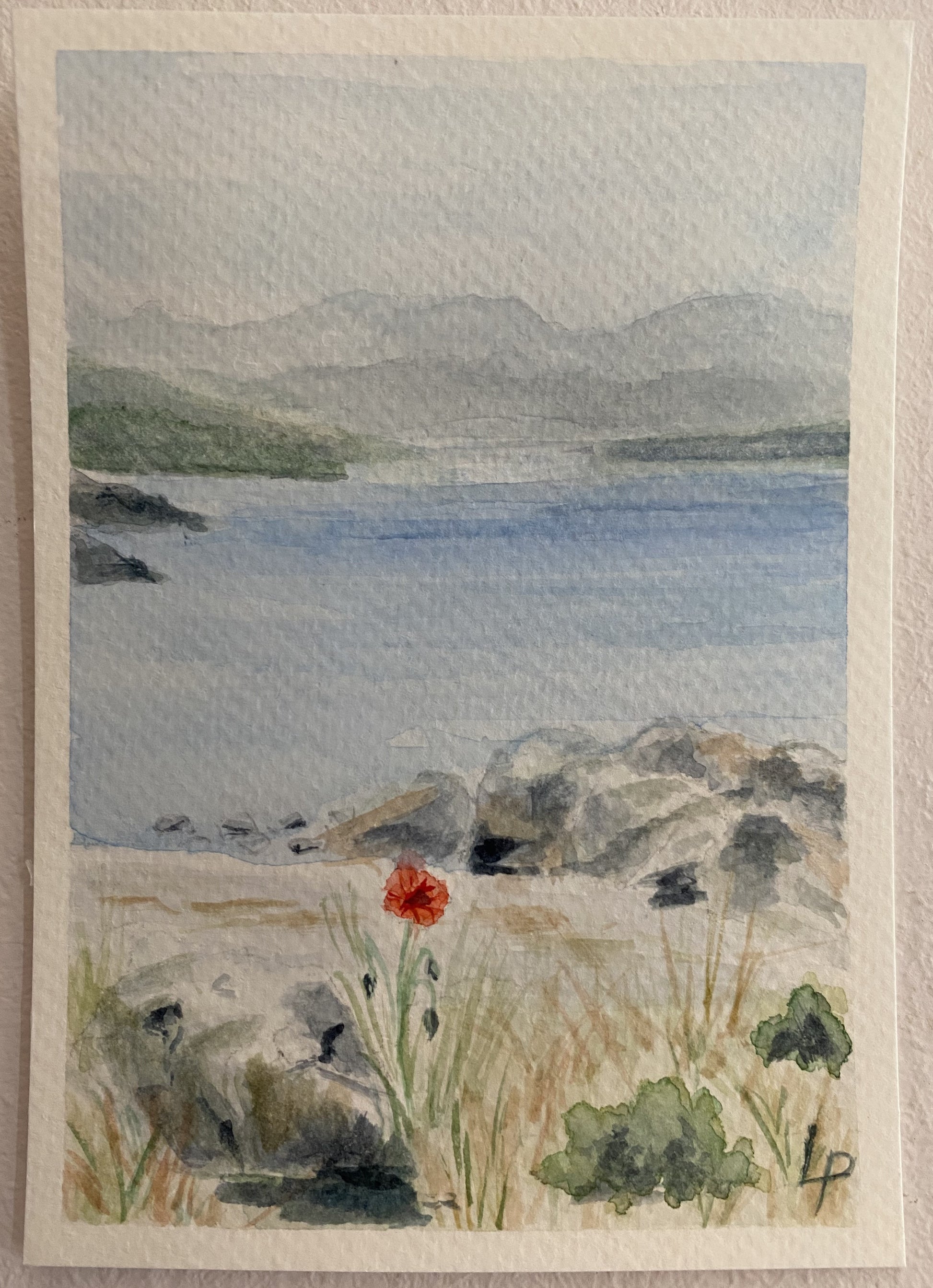 Lovorka Perkovic — Correspondances #2 — original postcard artwork