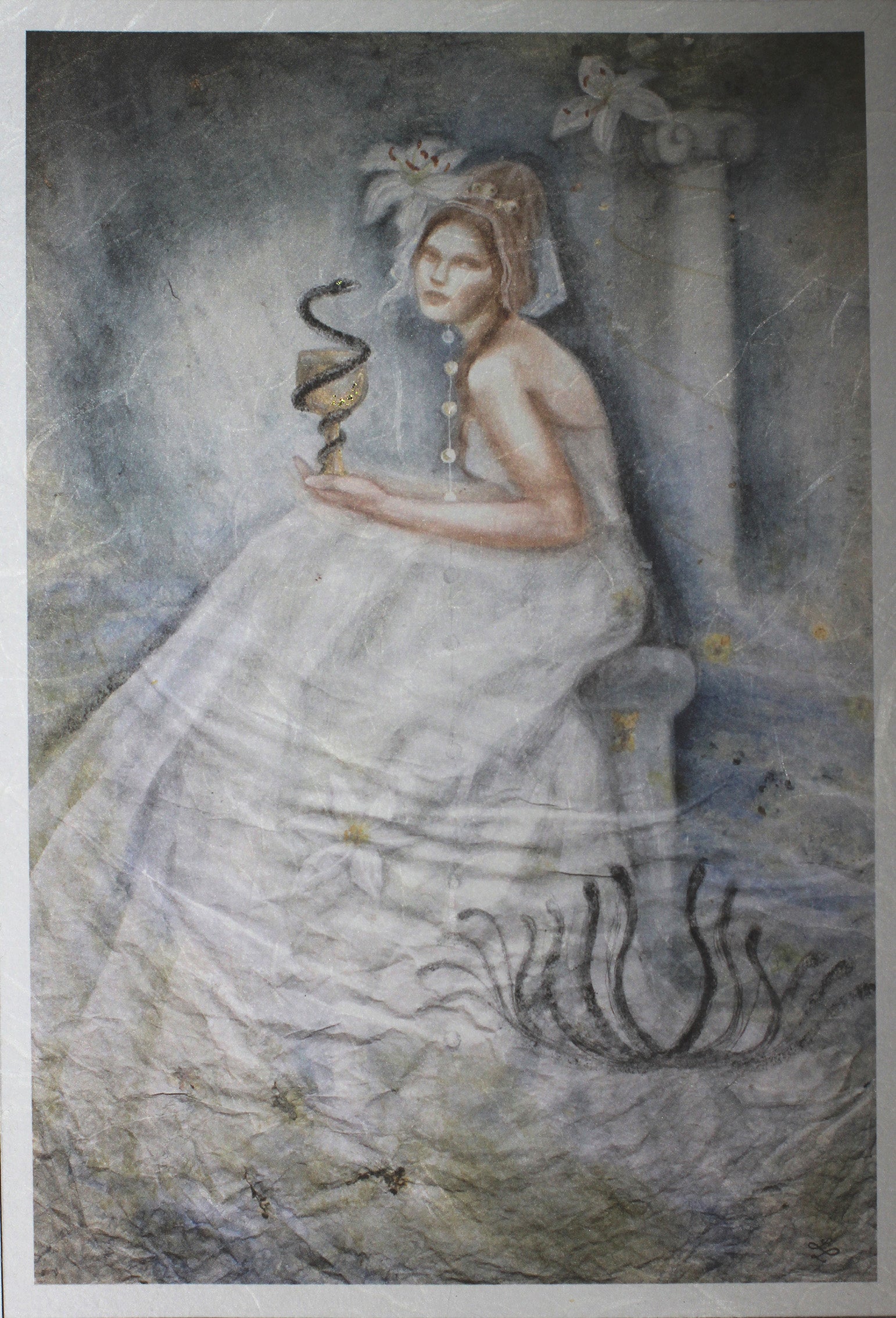 Lucia Horuckova — Correspondances #3 — original postcard artwork