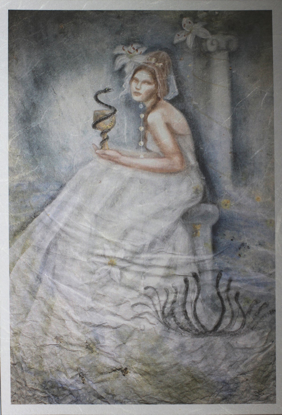 Lucia Horuckova — Correspondances #3 — original postcard artwork