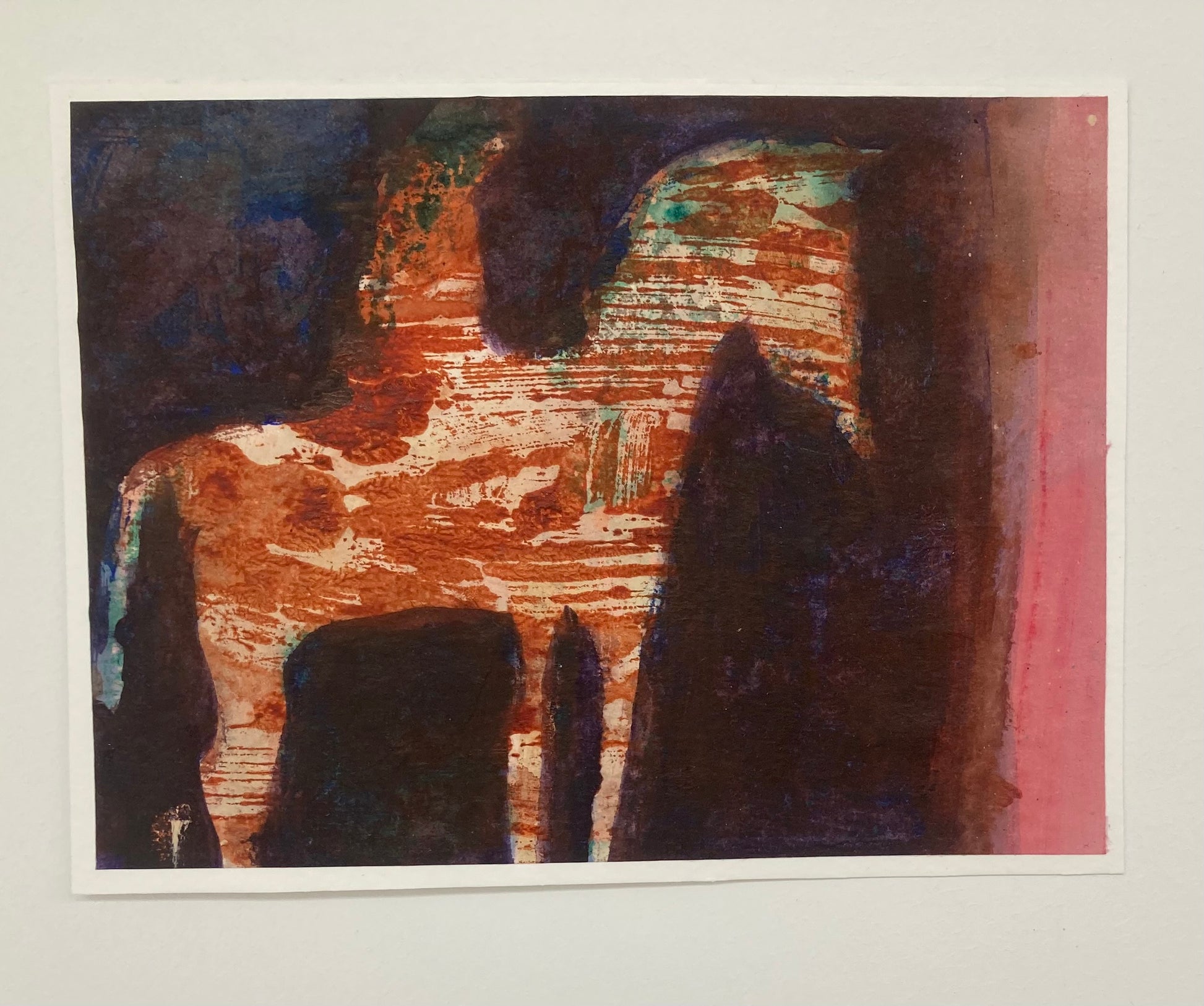 Lucy Spanyol — Correspondances #1 — original postcard artwork