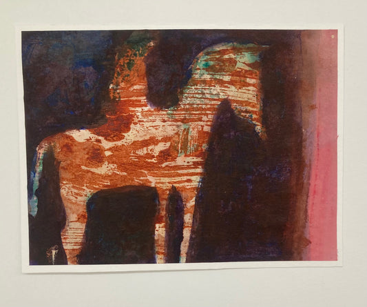 Lucy Spanyol — Correspondances #1 — original postcard artwork