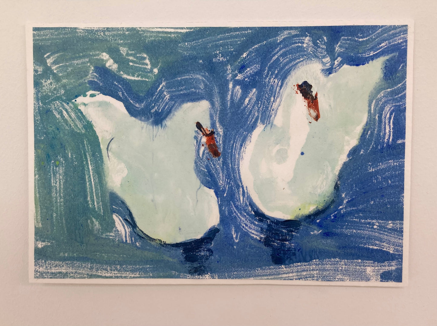 Lucy Spanyol — Correspondances #2 — original postcard artwork