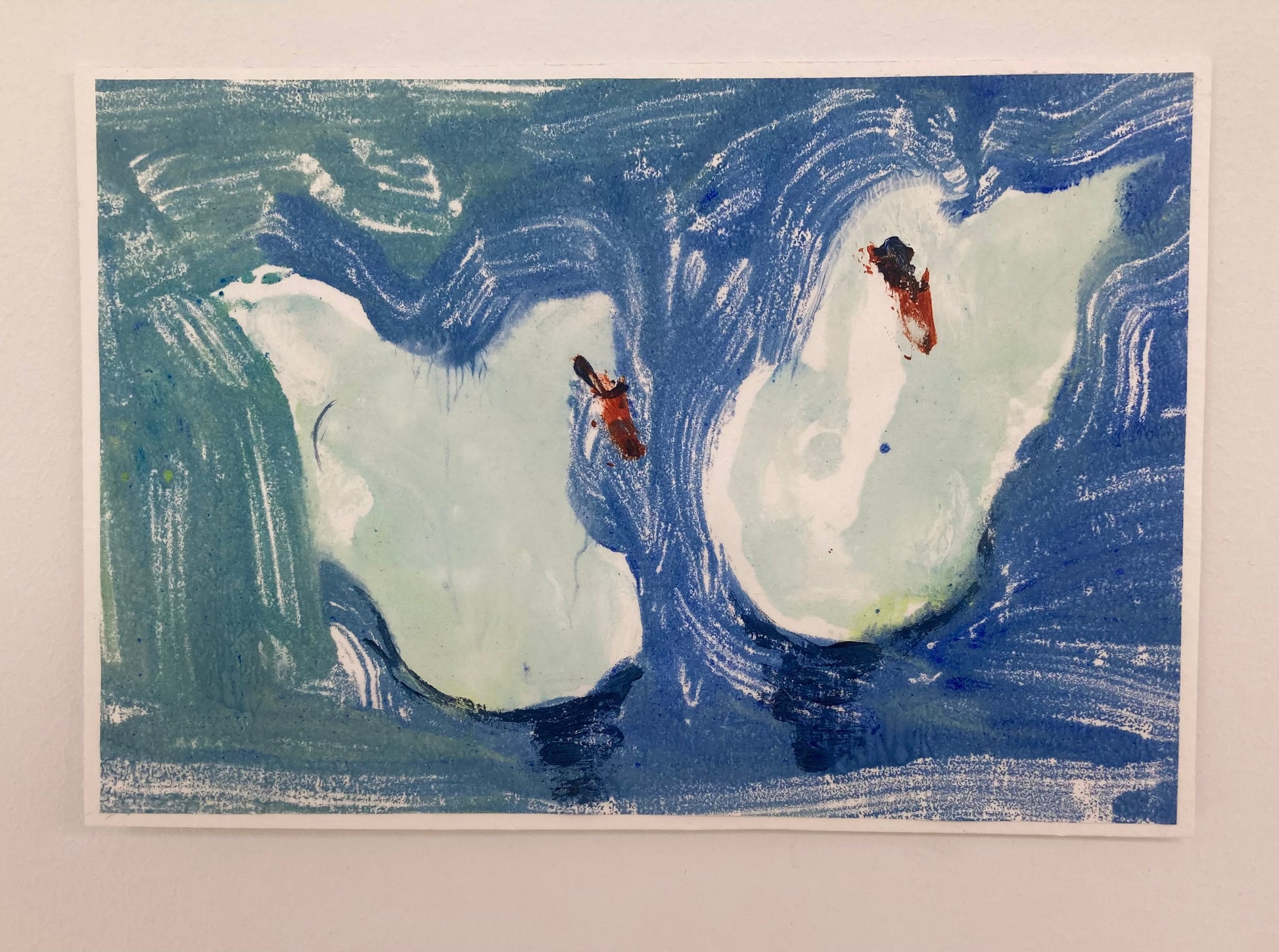 Lucy Spanyol — Correspondances #2 — original postcard artwork