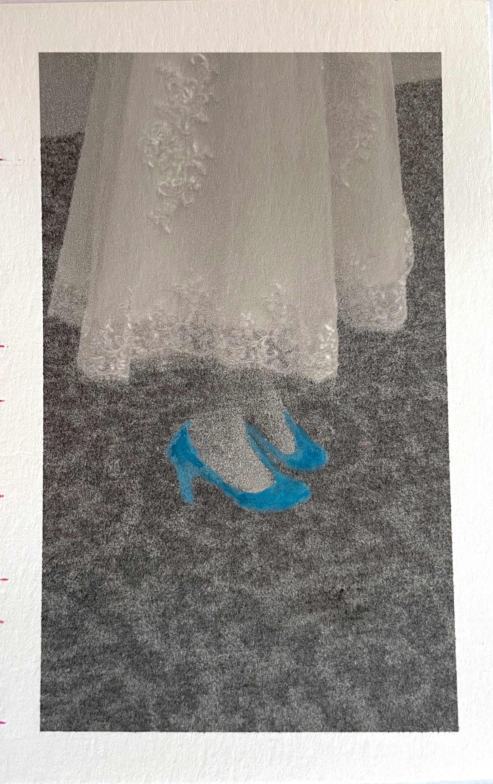 MARSHA GUGGENHEIM — Correspondances #3 — original postcard artwork