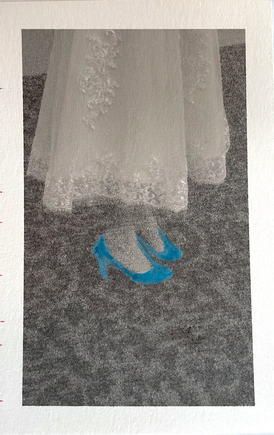 MARSHA GUGGENHEIM — Correspondances #3 — original postcard artwork