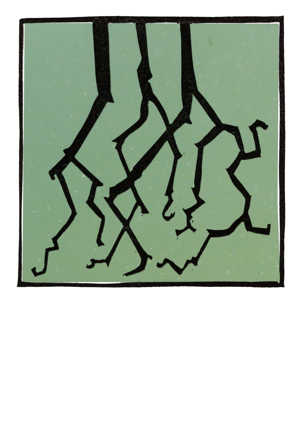 Maaike Ebbinge — Correspondances #2 — original postcard artwork
