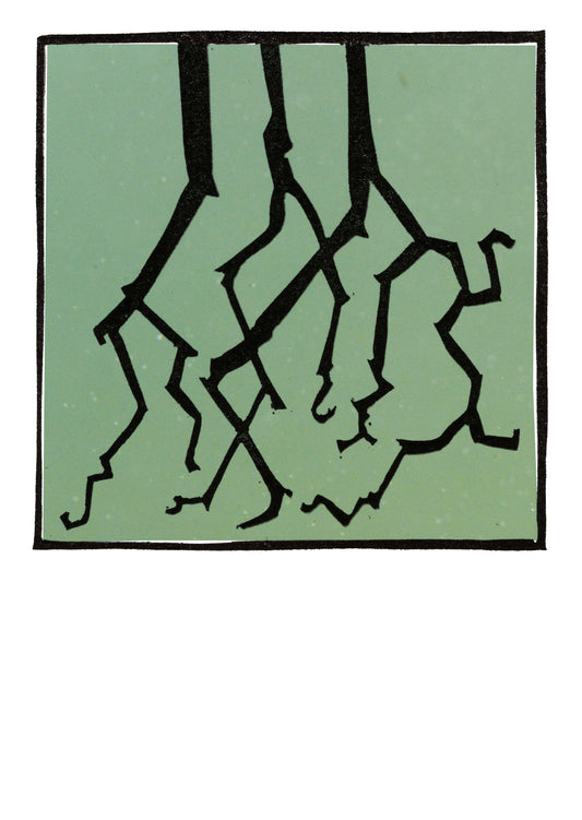 Maaike Ebbinge — Correspondances #2 — original postcard artwork