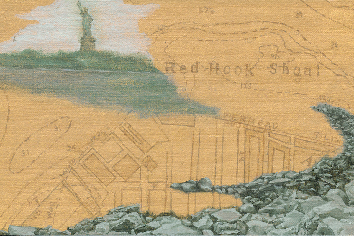 Maddy Rosenberg — Correspondances #2 — original postcard artwork