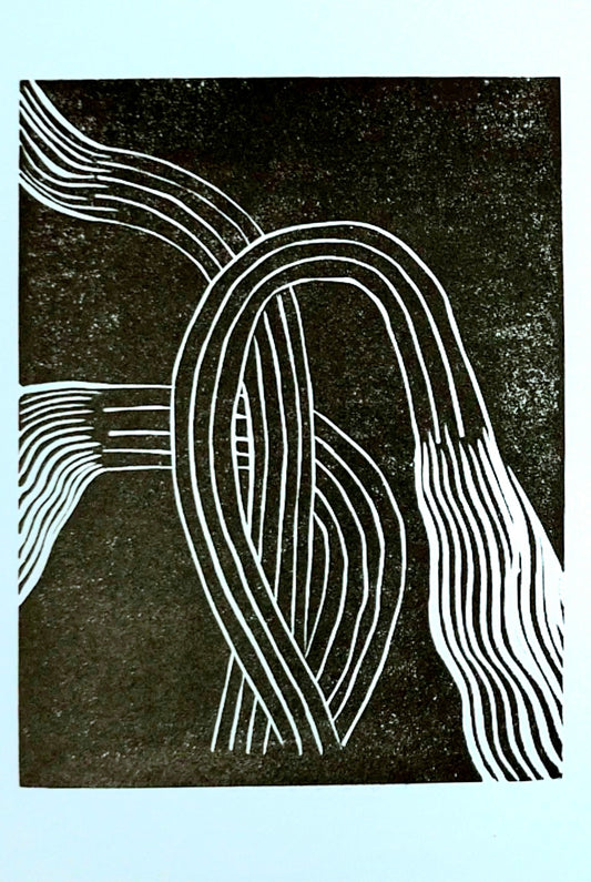 Madelene Mhanna — Correspondances #1 — original postcard artwork