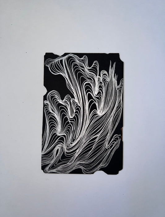 Malaïka Umara — Correspondances #1 — original postcard artwork