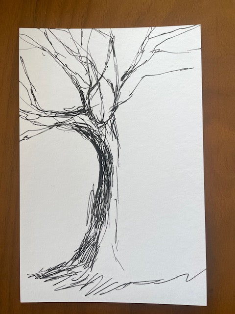 Manuela Oprea — Correspondances #1 — original postcard artwork