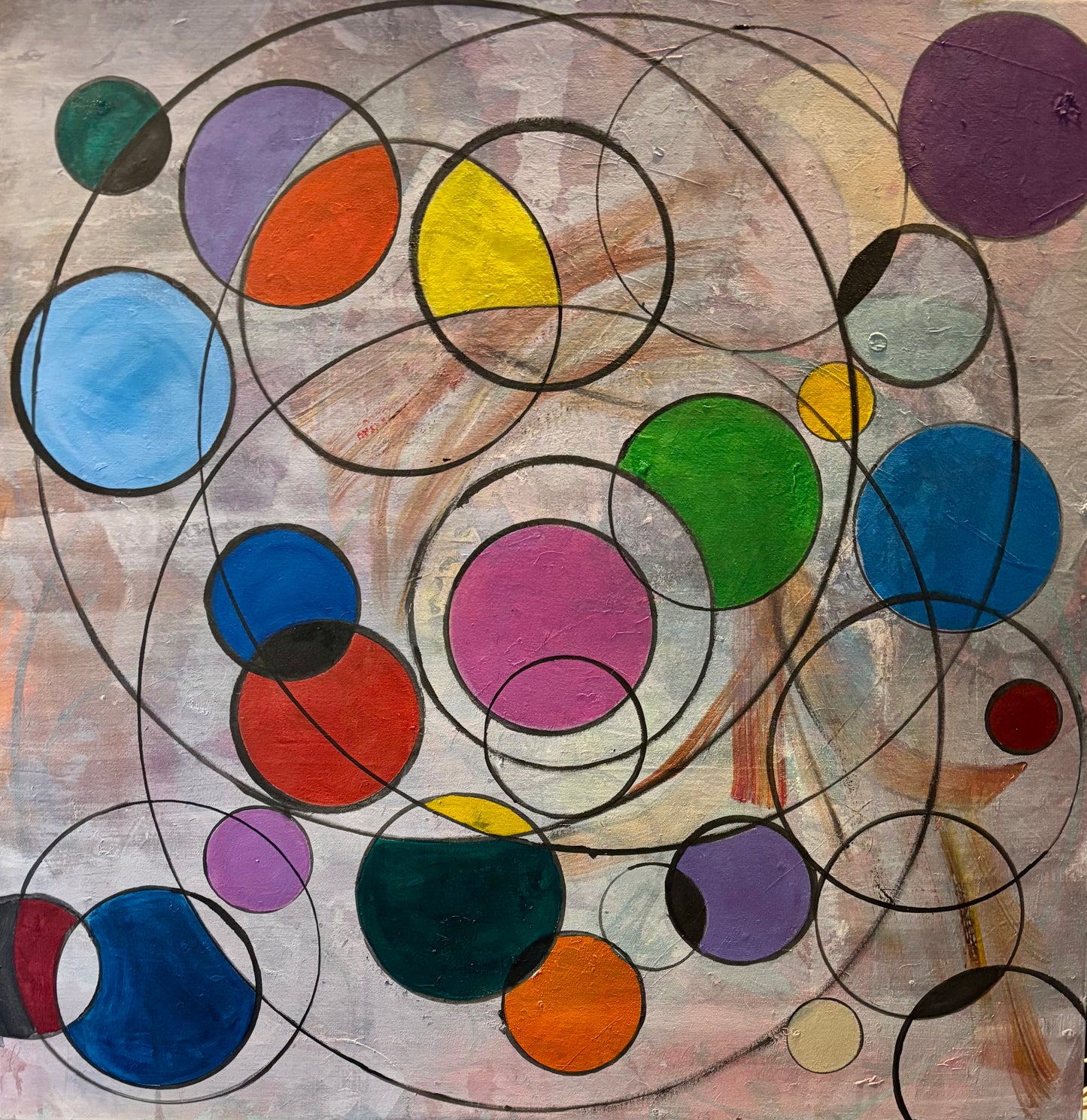 Marci Hartman — Correspondances #1 — original postcard artwork
